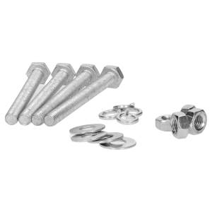 Montagesatz Nr. 4 ( für 2 Pfosten ) verzinkt, Pfosteneinstand 90-100 mm, für H-Anker - 1