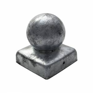 Pfostenkappe Kugel 91 x 91 mm, feuerverzinkt - Kugel 91 x 91 mm