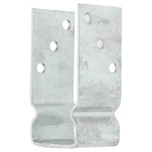 S-U-Pfostenstütze 71/150/4 mm, feuerverzinkt - 71 mm für 70 mm Pfosten