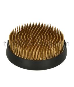 10 Stück Kenzan Blumenigel Ring 70 mm, mit 271 Nadeln aus Messing - 0