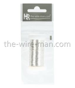 10 Spulen Myrtendraht echt versilbert, Ø 0,30 mm, ca. 100 g - 1