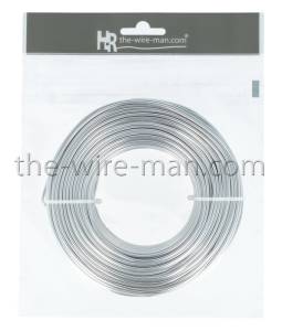 10 x 0,50 kg Aluminiumdraht silberfarbend Ø 2,0 mm, ca. 60 m - 1