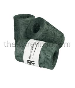 10 Stück Papierbindedraht grün gefärbt, Ø 0,40 mm, ca. 205 m - 1