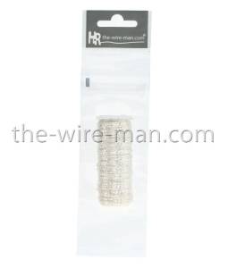 10 Spulen Bouilloneffektdraht silberfarbend, Ø 0,30 mm · 140 m · 100 g - 1