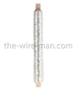 10 Stück Decolackdraht auf Holzstäbchen, goldfarbend Ø 0,50 x ca. 50 m (100 g) - 0