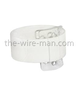 10 x 2 Stück Snap Band für das Handgelenk weiß · Hochzeitsschmuck Corsageband - 0