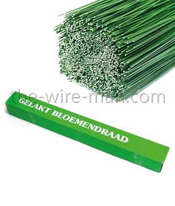 6 x 2,0 kg Steckdraht grün lackiert, Ø 1,50 x 400 mm - 1