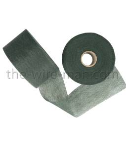 10 Rollen Kranzwickelband Römerwickelvlies Viskoseflies grün ·verrottbar · 6 cm breit, 100 m - 0