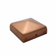 Pfostenkappe Pyramide 91 x 91 mm, Kupfer