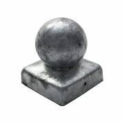 Pfostenkappe Kugel 101 x 101 mm,  feuerverzinkt