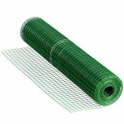 Punktgeschweißtes Drahtgitter PVC grün - 19,0 x 1000 mm, 5 m Rolle