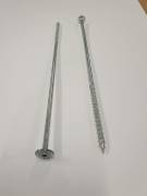 Holzbauschraube verzinkt, mit Tellerkopf, 8,0 x 340 mm, 50 Stück im Paket, mit TX-Antrieb